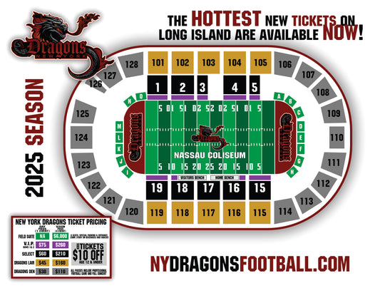 New York Dragons Tickets